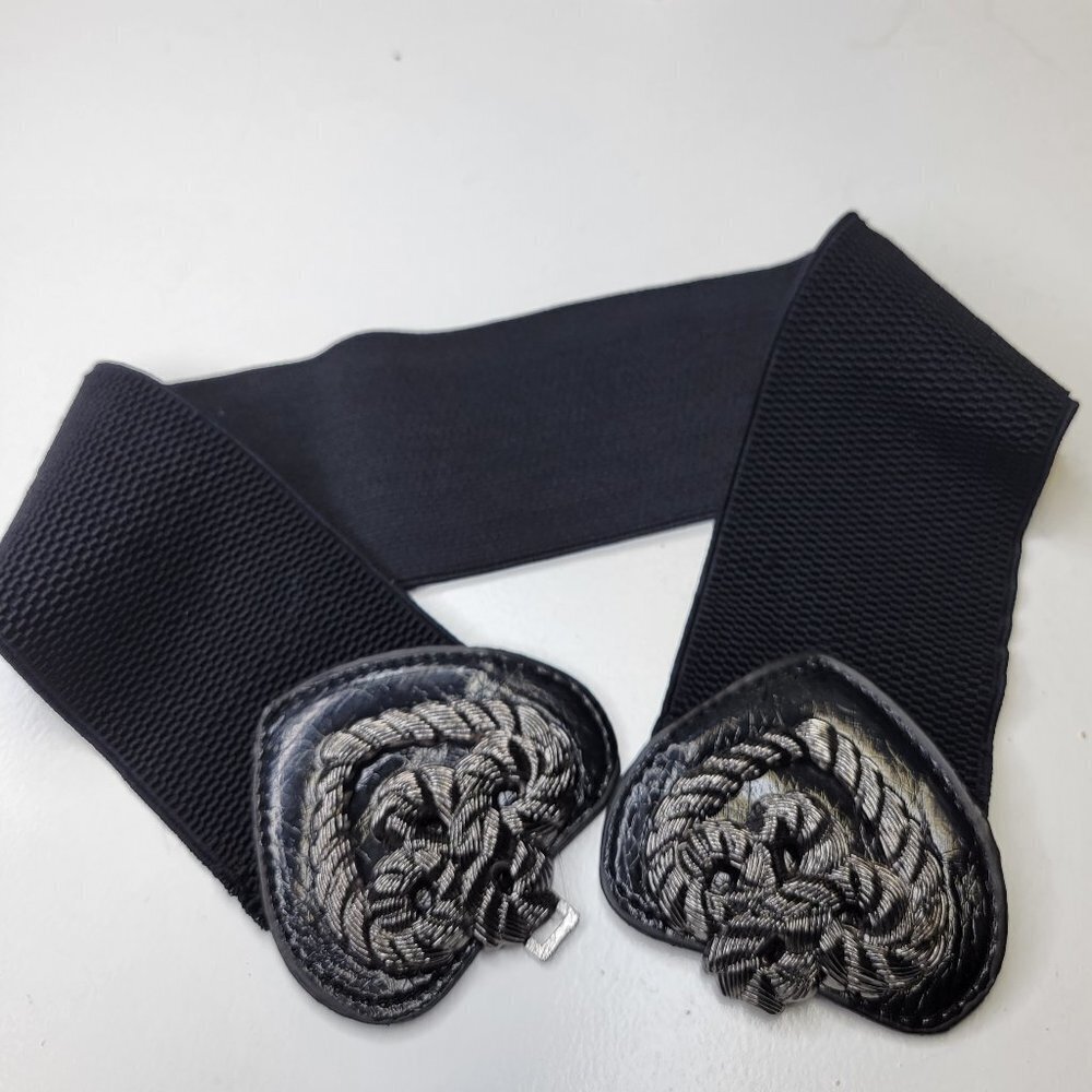 Womens Black Belt, Stretch Belt